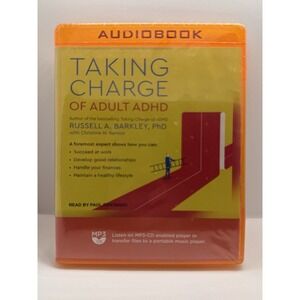 Taking Charge Of Adult ADHD: Audiobook on CD! Rare. Factory Sealed.